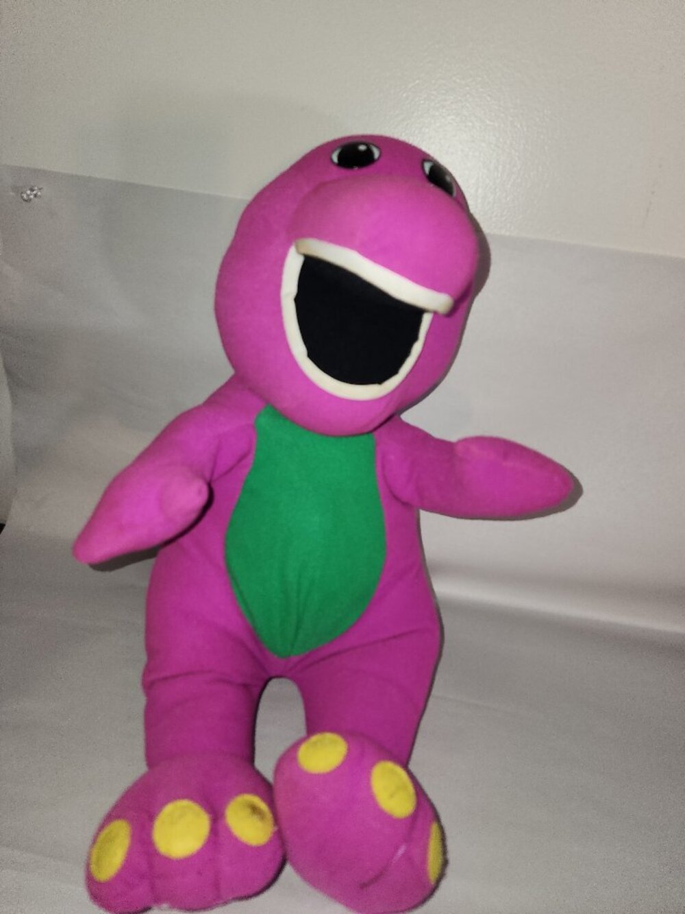 Vintage 1992 Playskool Talking Barney Plush #71245